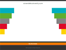 Tablet Screenshot of cavendishuniversity.com